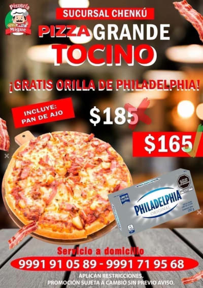 Lunes de promociones, laborando de 5pm a 12am — Chuburná