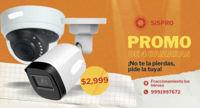 Sistema de cámaras de seguridad, protege tu hogar — Chuburná