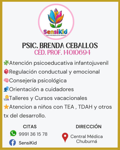 Atención psicoeducativa para niños, conductual y más — Chuburná