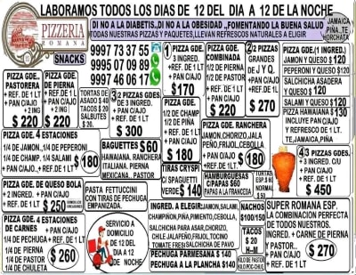 Pizzas express en 50 minutos, Kanasin — Kanasín