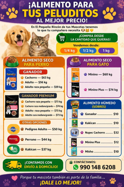 El Pequeño Rincón de tus Mascotas, alimento al mejor precio — Kanasín