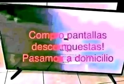 Compra televisores LED para piezas, 32" en adelante (2) — Caucel