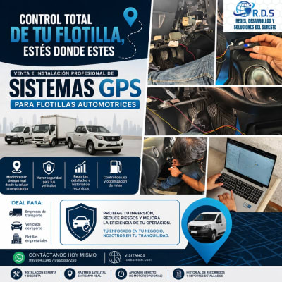 Control de flotilla GPS, tiempo real, Ciudad Caucel — Caucel