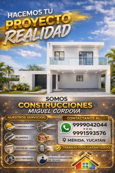 Miguel Córdova Jr., construcción y remodelación en Mérida — Altabrisa