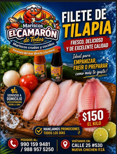 Mariscos El Camarón Fresco — Cholul