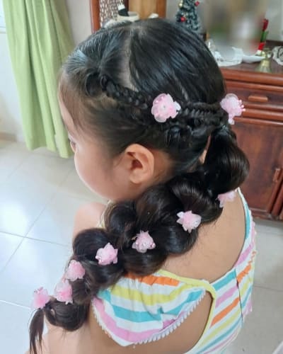 Peinados para toda ocasión, Estilo y flores para eventos — Cholul