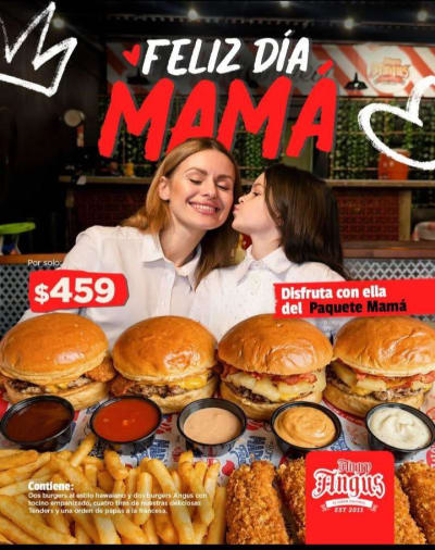 Paquete Especial Comida Preparada Día Mamá — Caucel