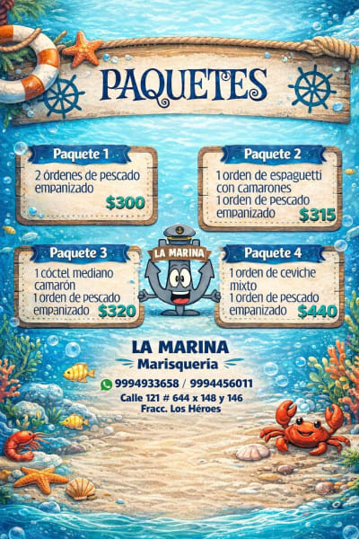 Marisquería La Marina — Unidad Morelos