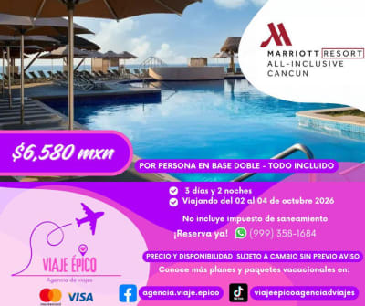 Viaje Épico Cancún Todo Incluido — Caucel