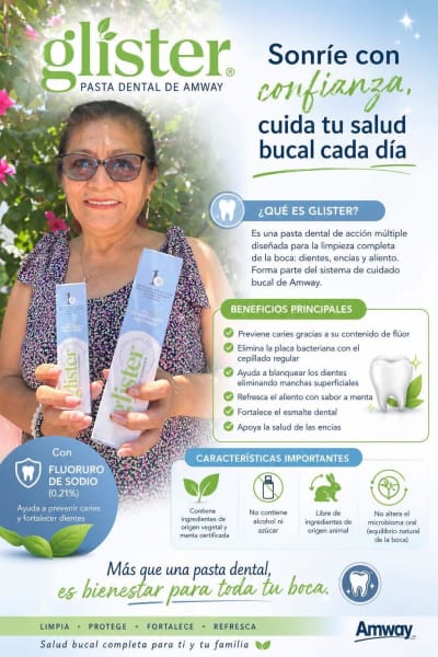 Glister Pasta Dental Amway — Zona Sur