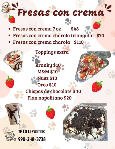 Fresas con Crema Lilu — Caucel