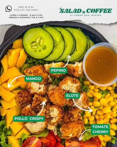 Salad & Coffee — Caucel