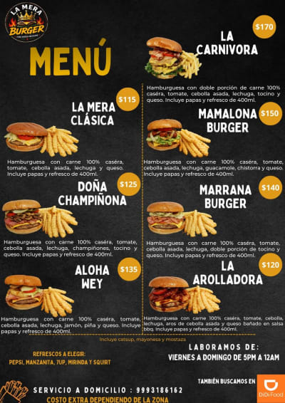 La Mera Burger — Caucel
