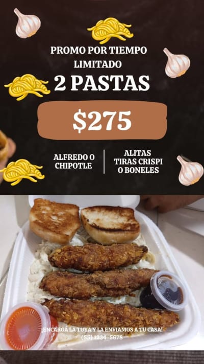Pastas 11pm — Caucel