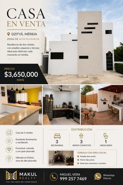 Casa en Venta Dzityá — Las Américas