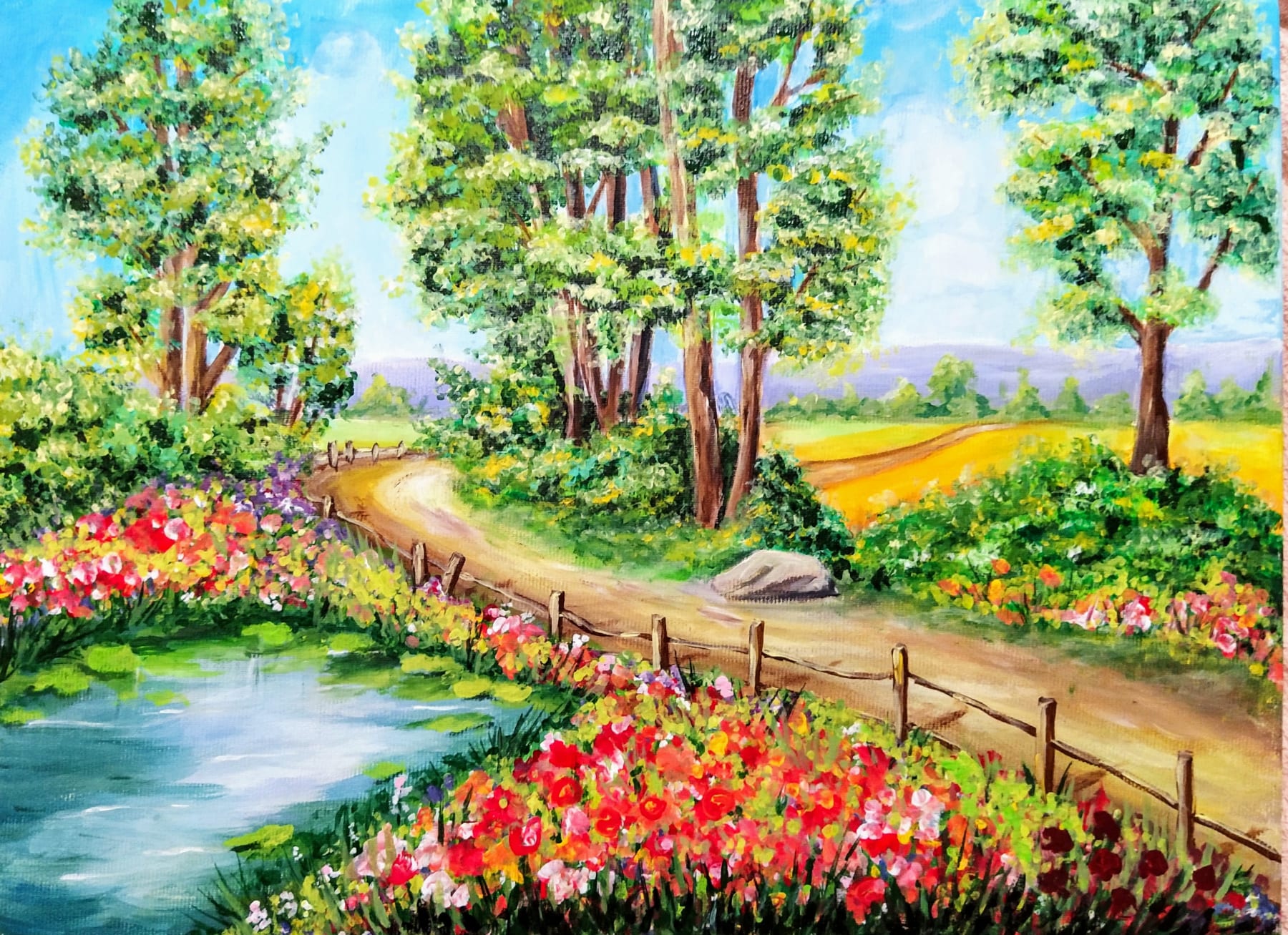 Spring, 2021, Acrylic on canvas