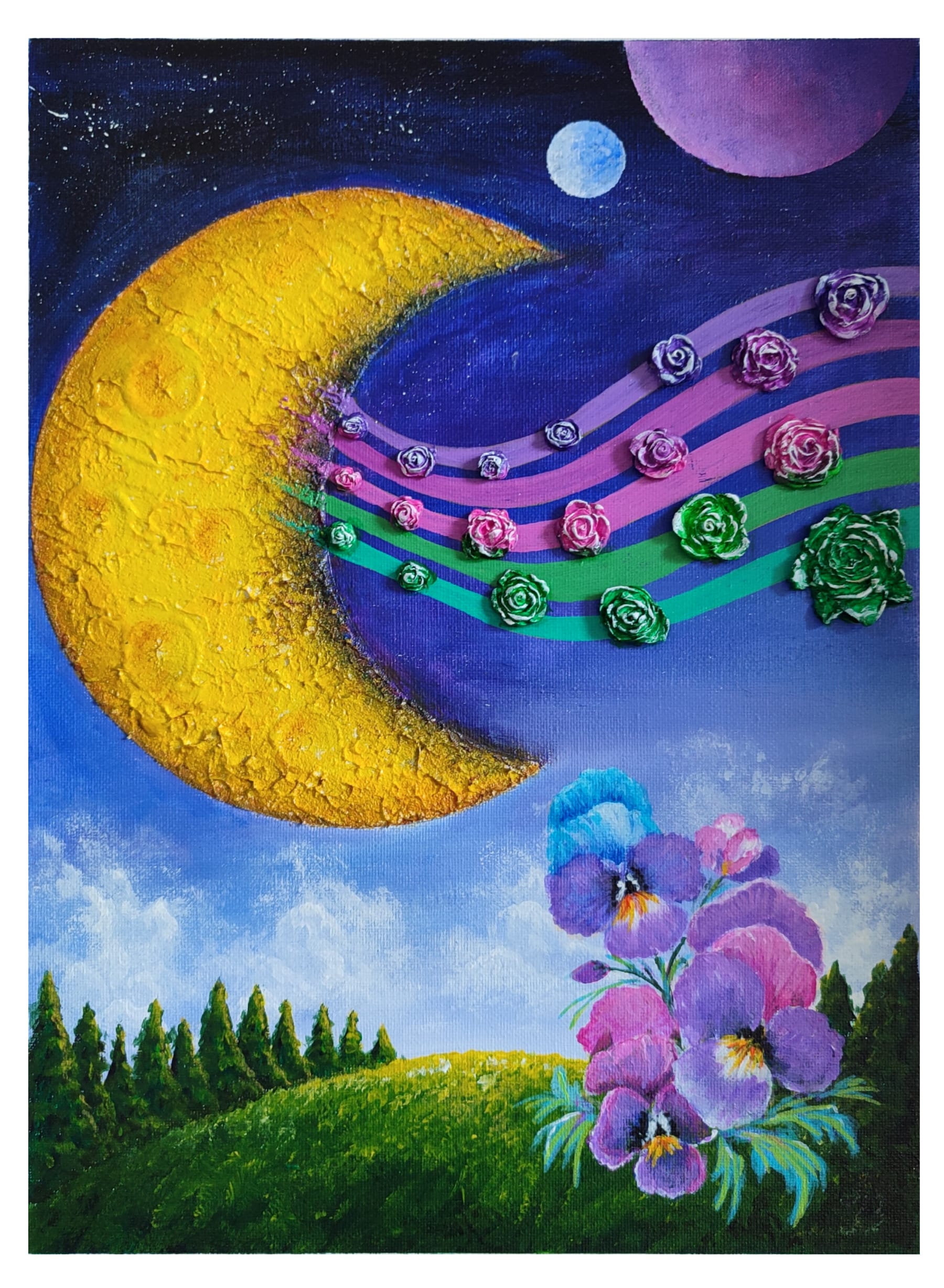My Moon, 2024, Acrylic on canvas