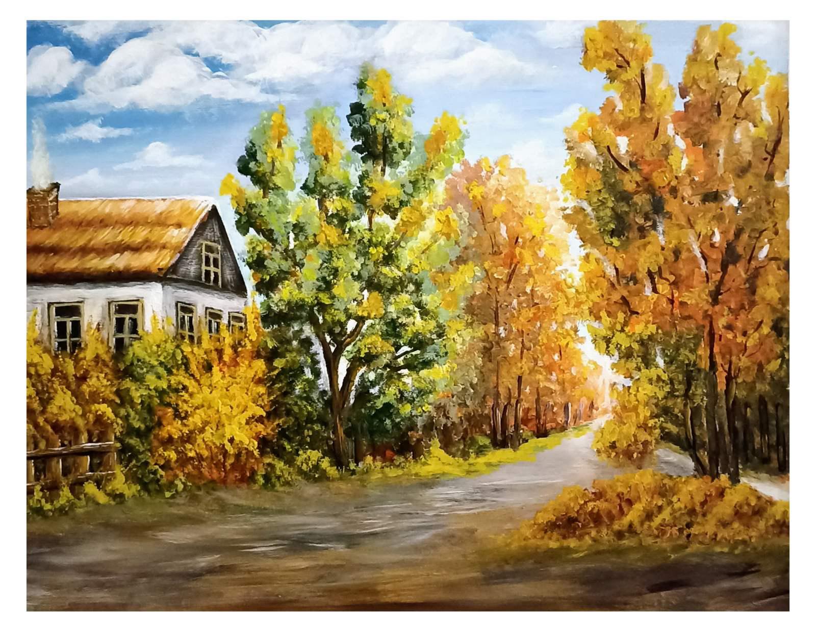Autumn, 2022, Acrylic on canvas