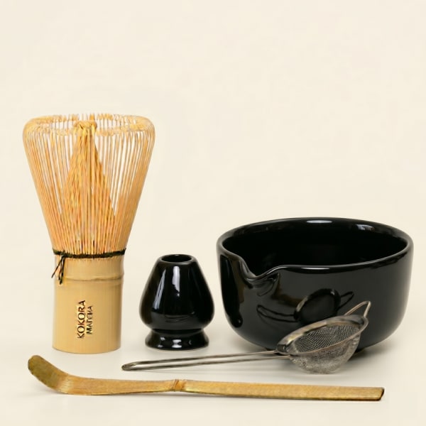 Set Ceremonial Master completo con accesorios para ritual de matcha — Kokora Matcha