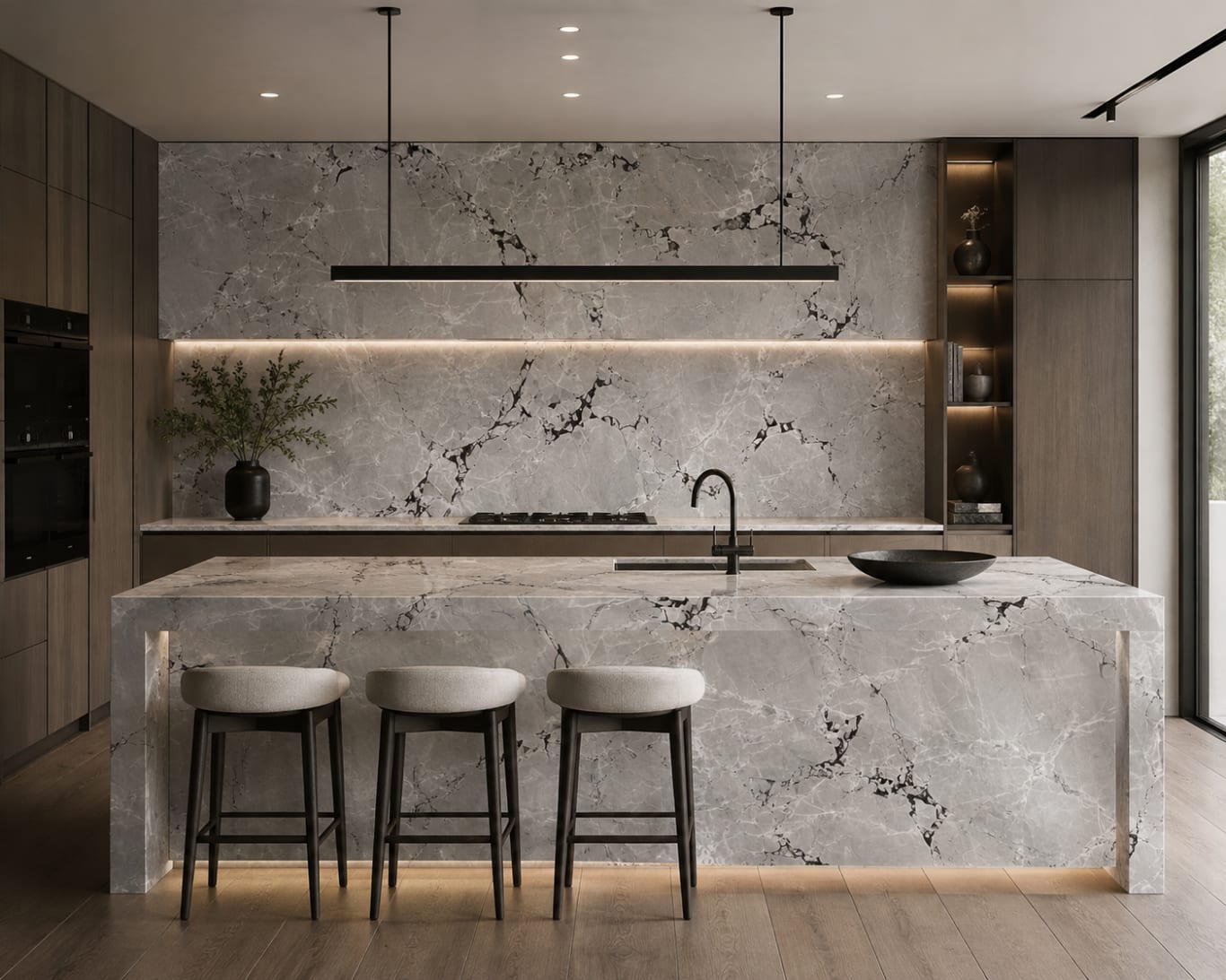 Artist impression of Violetta dolomite in an interior setting