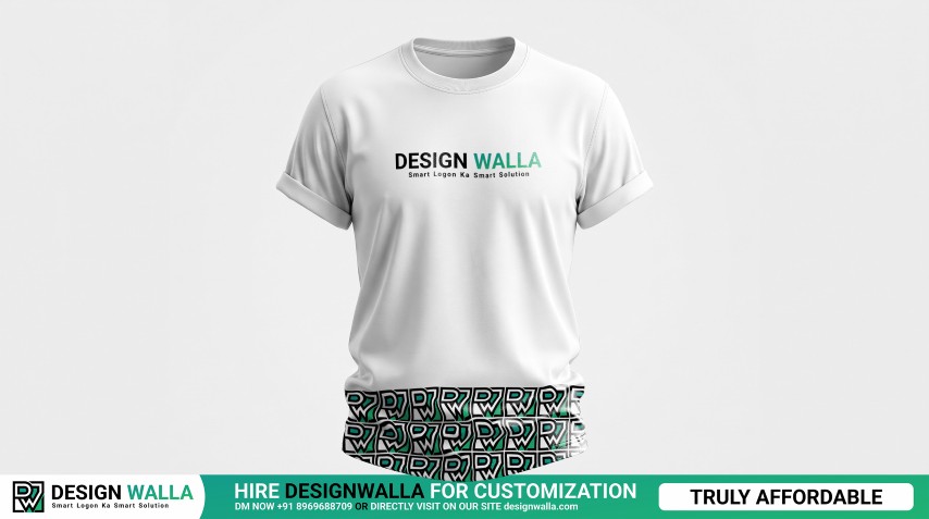 Premium Ghost Mannequin T-Shirt Mockup – Front View