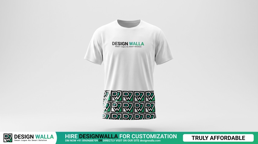 Premium 3D Ghost Mannequin T-Shirt Mockup – Front View