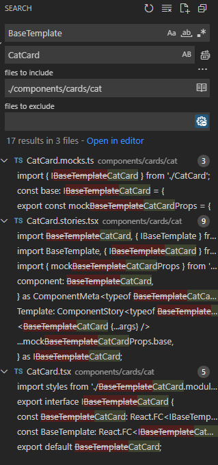 VS Code Find Replace