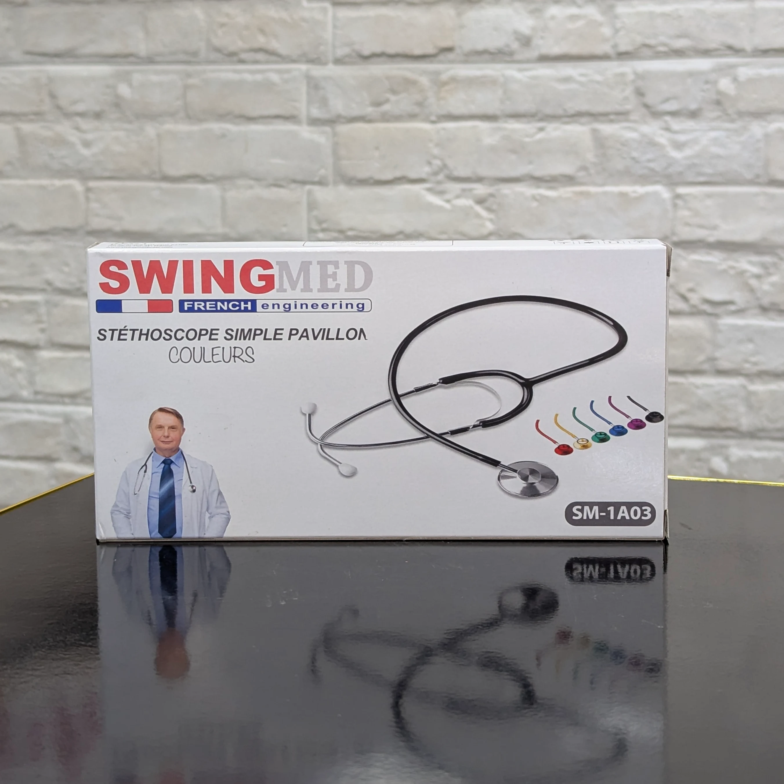 SwingMed SM-1A03 – Stéthoscope Simple Pavillon (Couleurs)