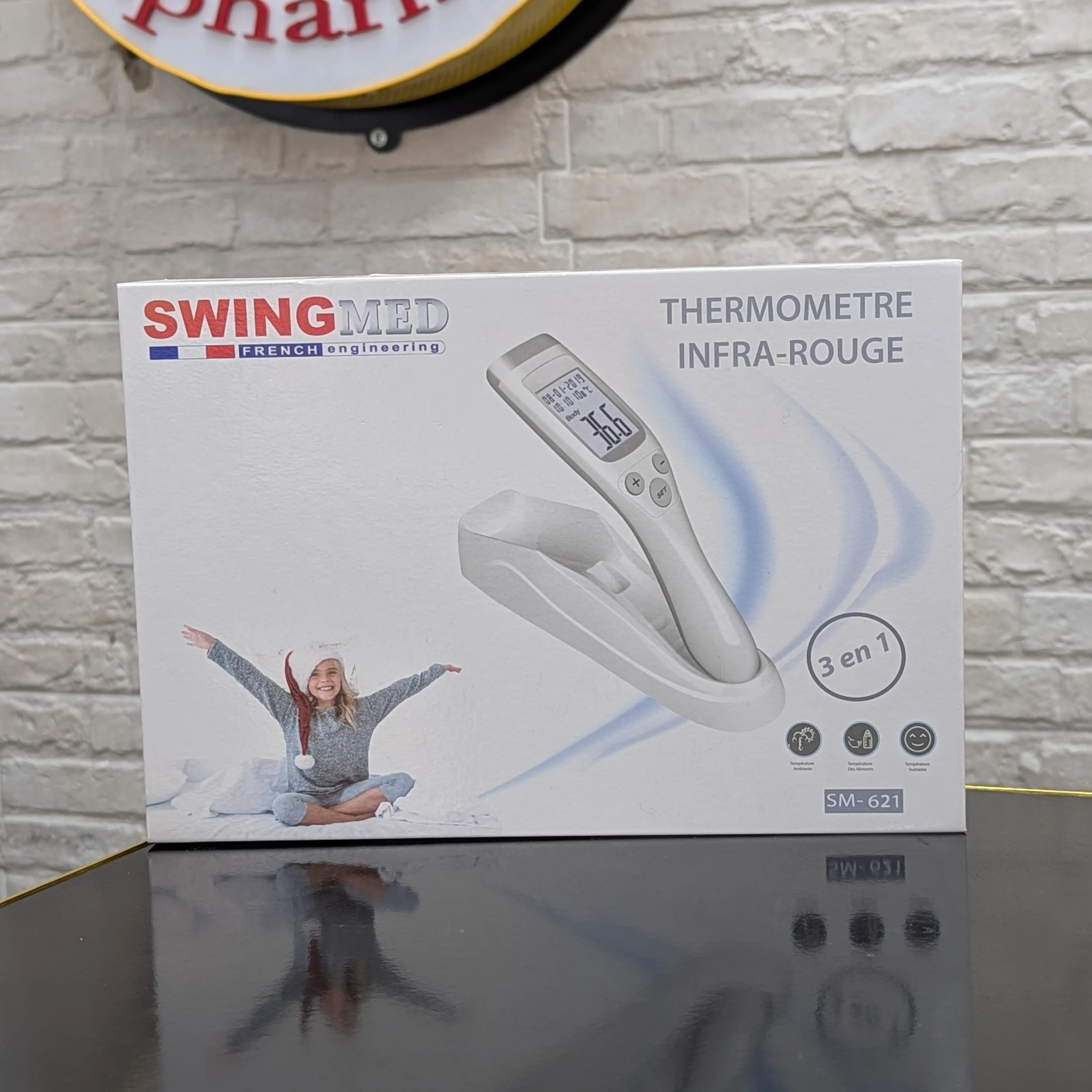 SwingMed SM-621 – Thermomètre Infrarouge 3 en 1