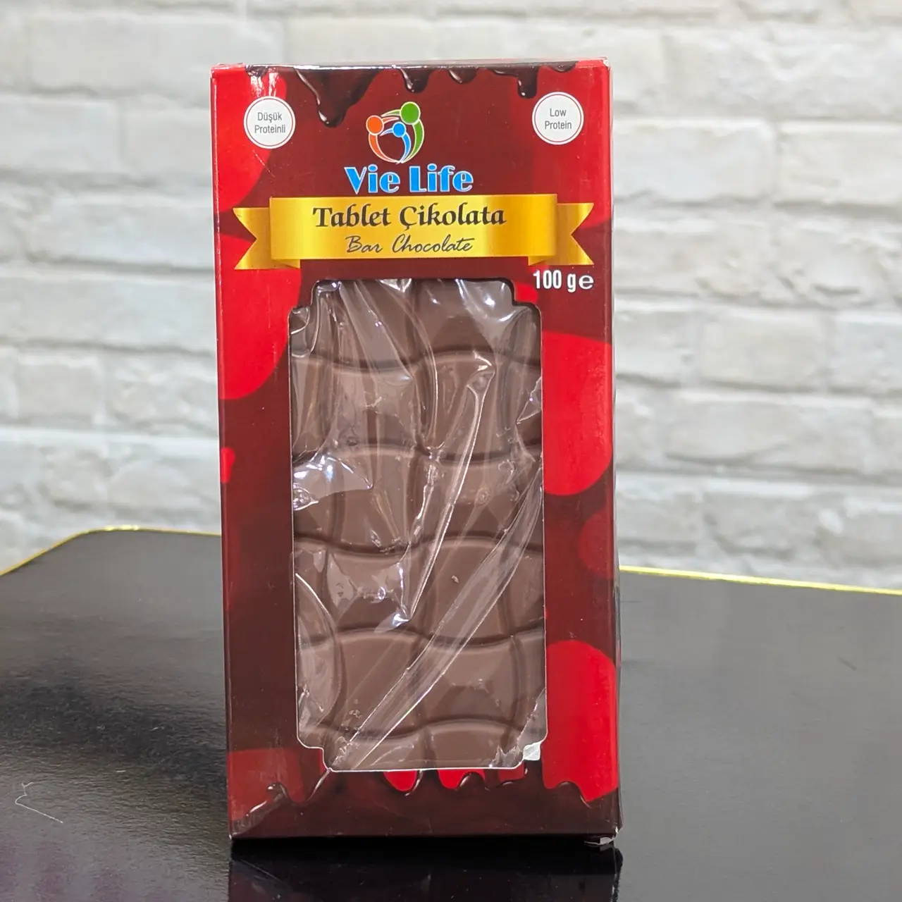 Vie Life – Chocolat Faible en Protéines (100 g)