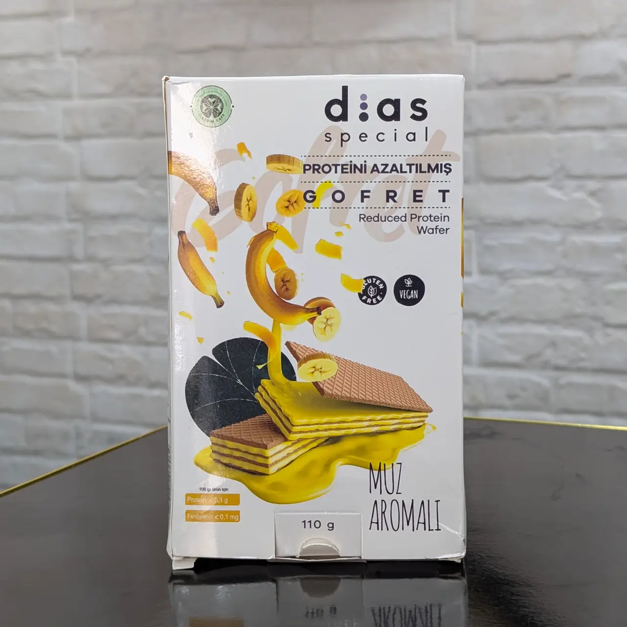 Dias Special – Gaufrettes à la Crème Faibles en Protéines (110 g)