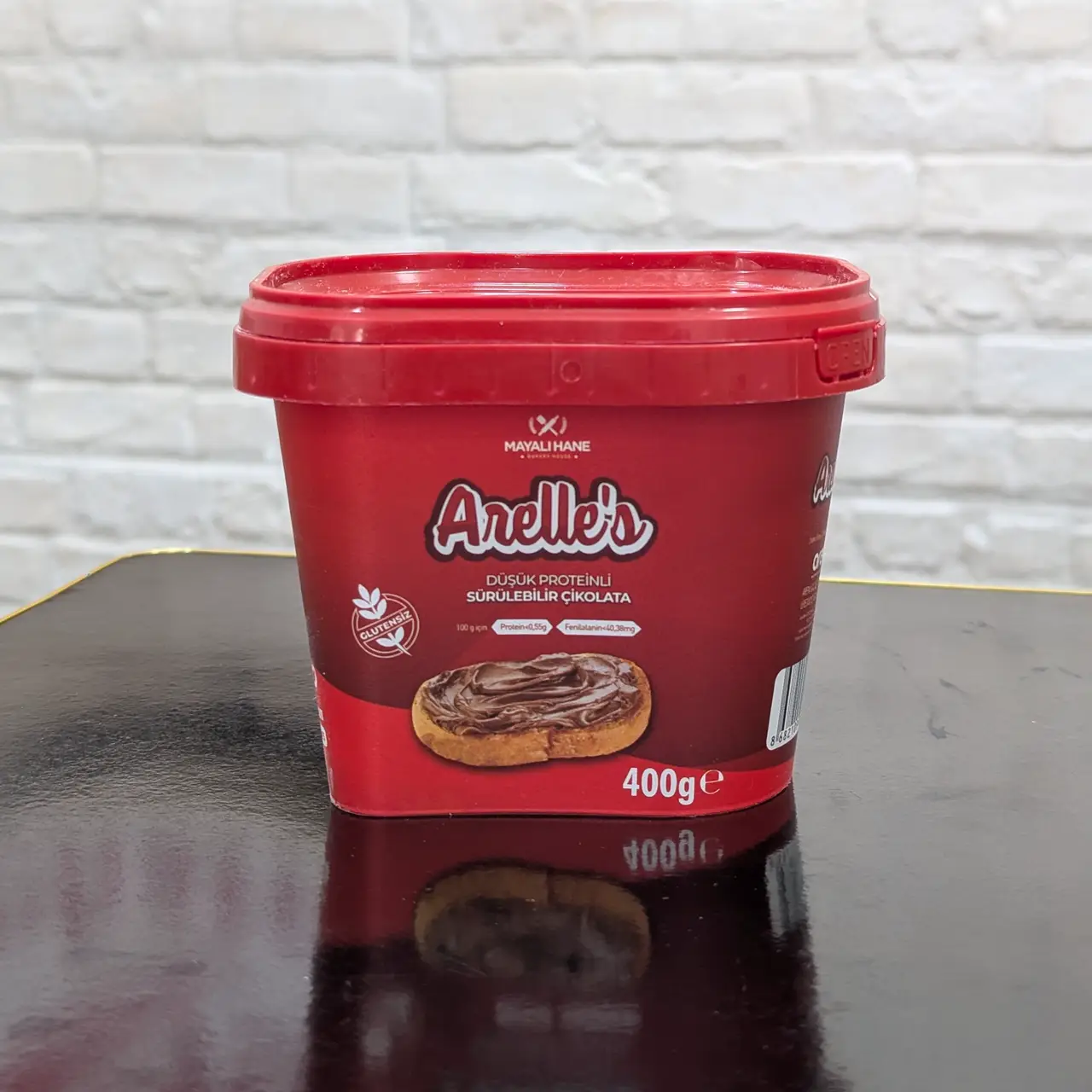 Arelle’s – Pâte à Tartiner Chocolat Faible en Protéines (400 g)