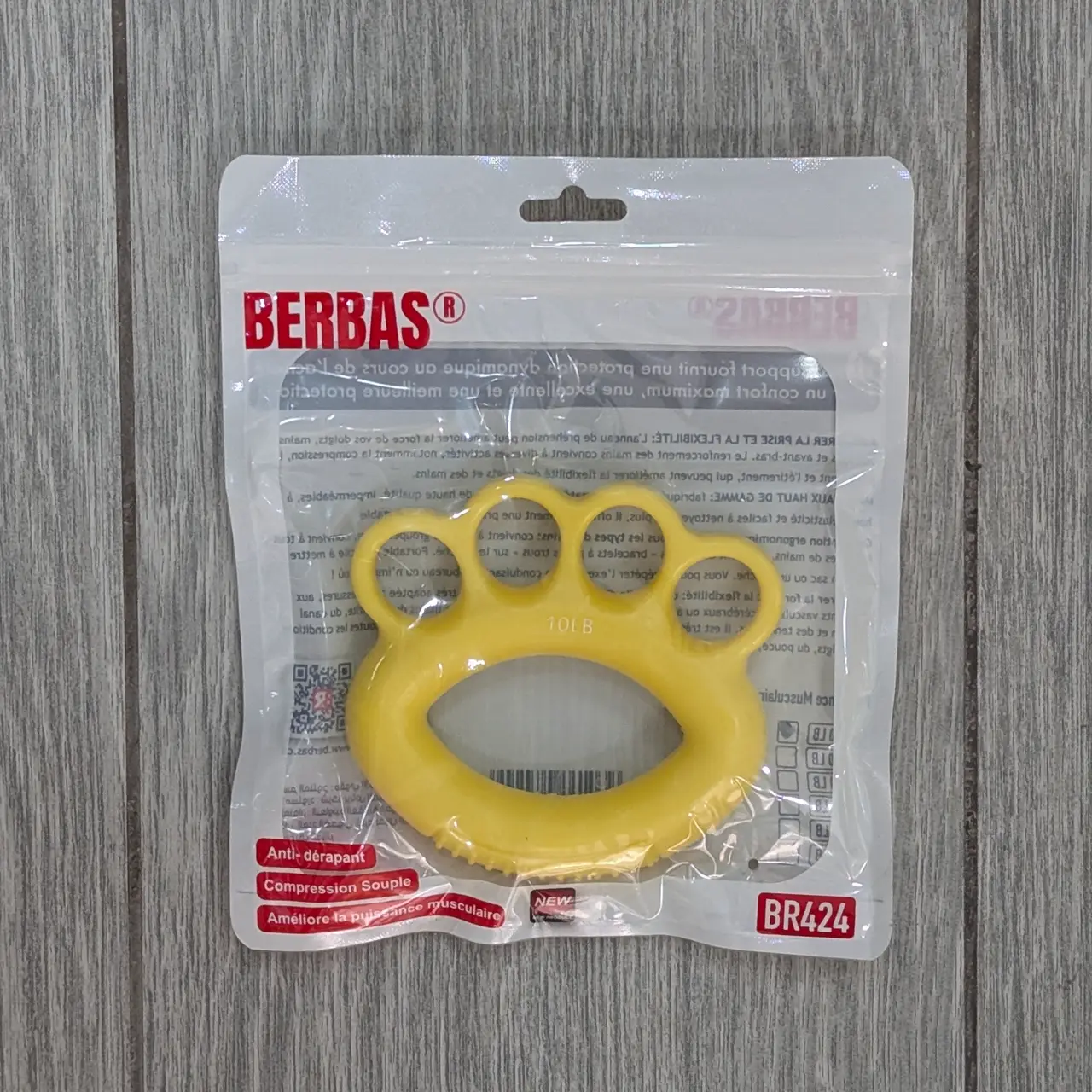 BERBAS® – Élastiques Renforceurs de Doigts (10LB à 60LB) – Lot Multicolore