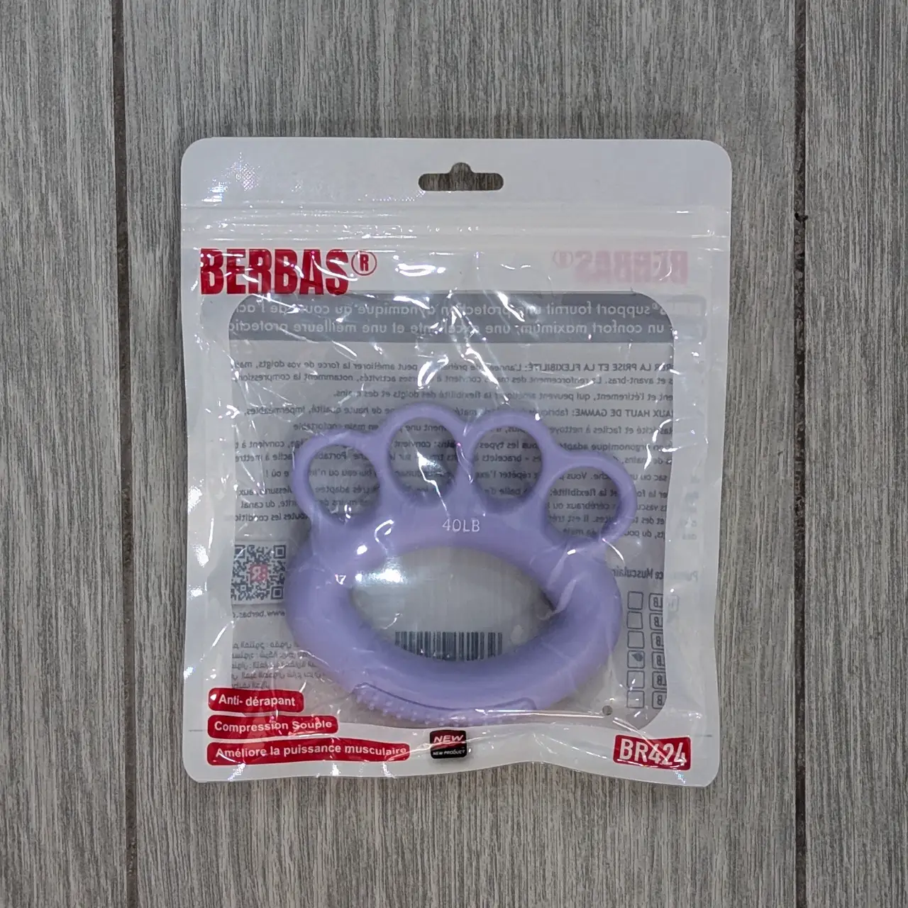 BERBAS® – Élastiques Renforceurs de Doigts (10LB à 60LB) – Lot Multicolore