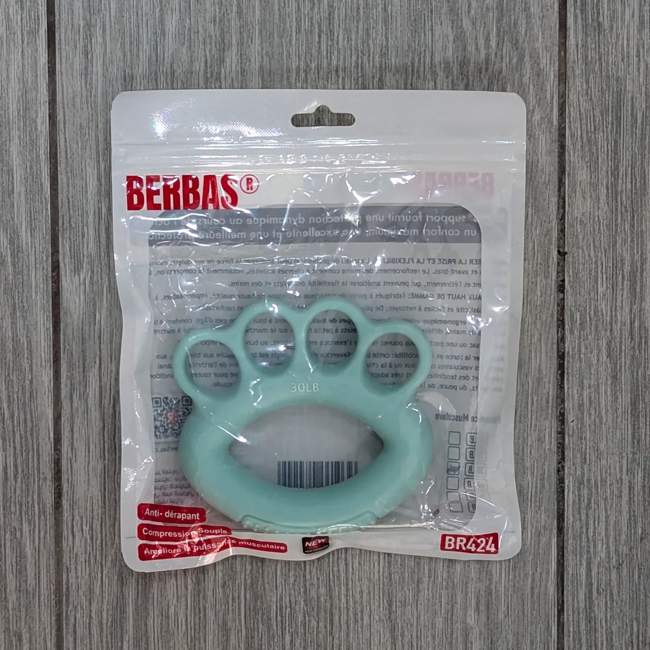 BERBAS® – Élastiques Renforceurs de Doigts (10LB à 60LB) – Lot Multicolore