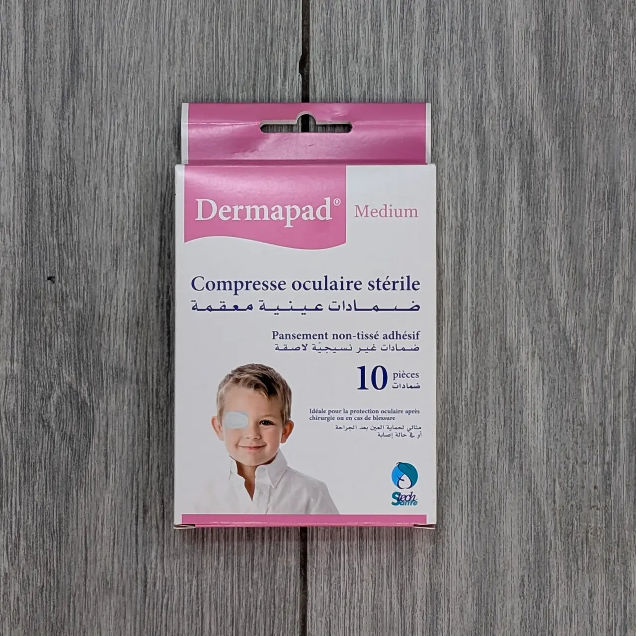 Dermapad Medium – Compresse Oculaire Stérile (10 pièces)