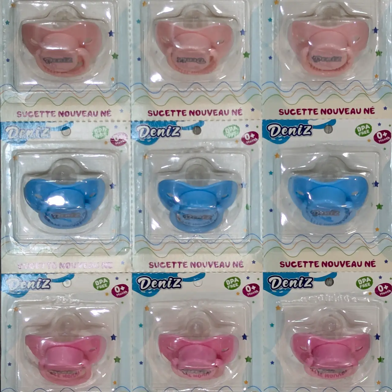 Deniz – Sucette Nouveau-Né 0+ Mois (BPA Free)