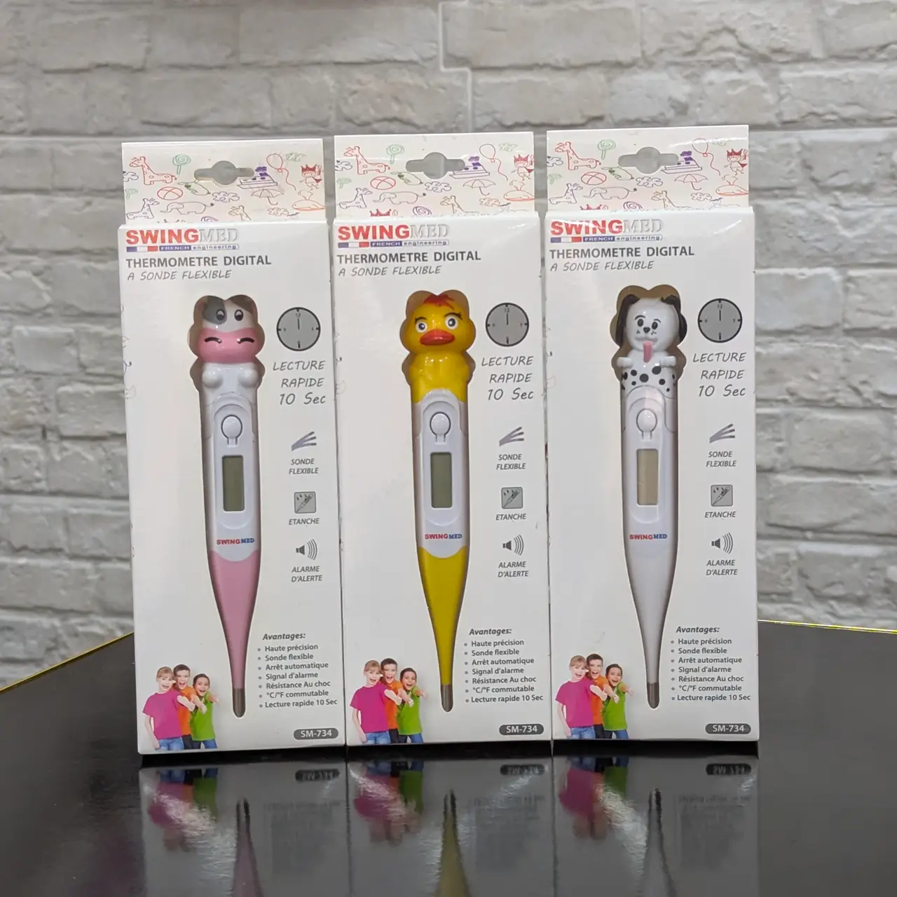 SwingMed SM-734 – Thermomètre Digital à Sonde Flexible