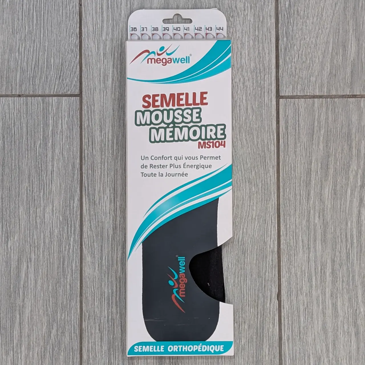 Megawell MS104 – Semelles à Mémoire de Forme