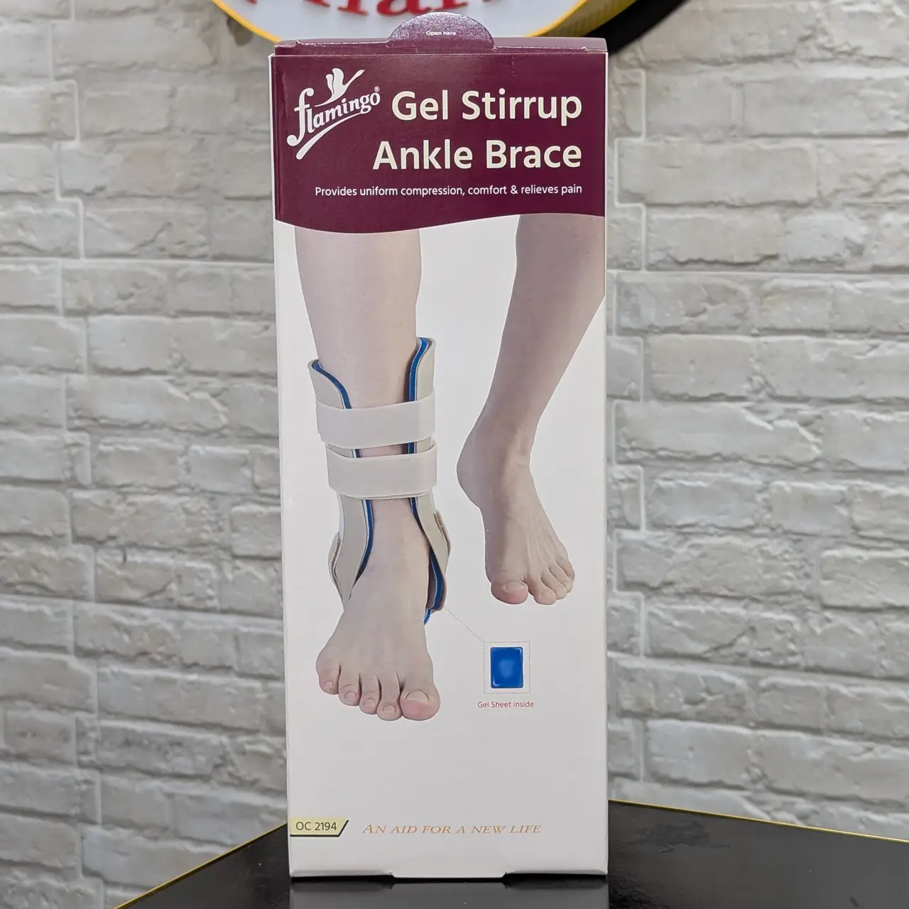 Flamingo OC-2194 – Attelle de Cheville Stirrup avec Gel