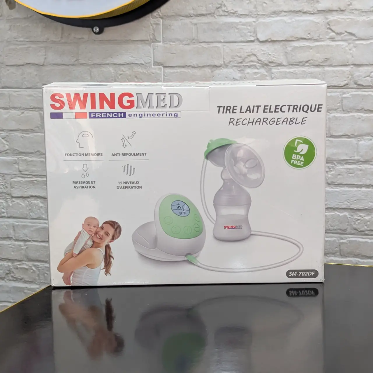 SwingMed SM‑702DF – Tire-Lait Électrique Rechargeable