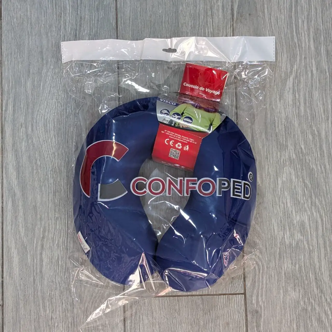 Confoped – Coussin de Voyage en Mousse à Mémoire de Forme