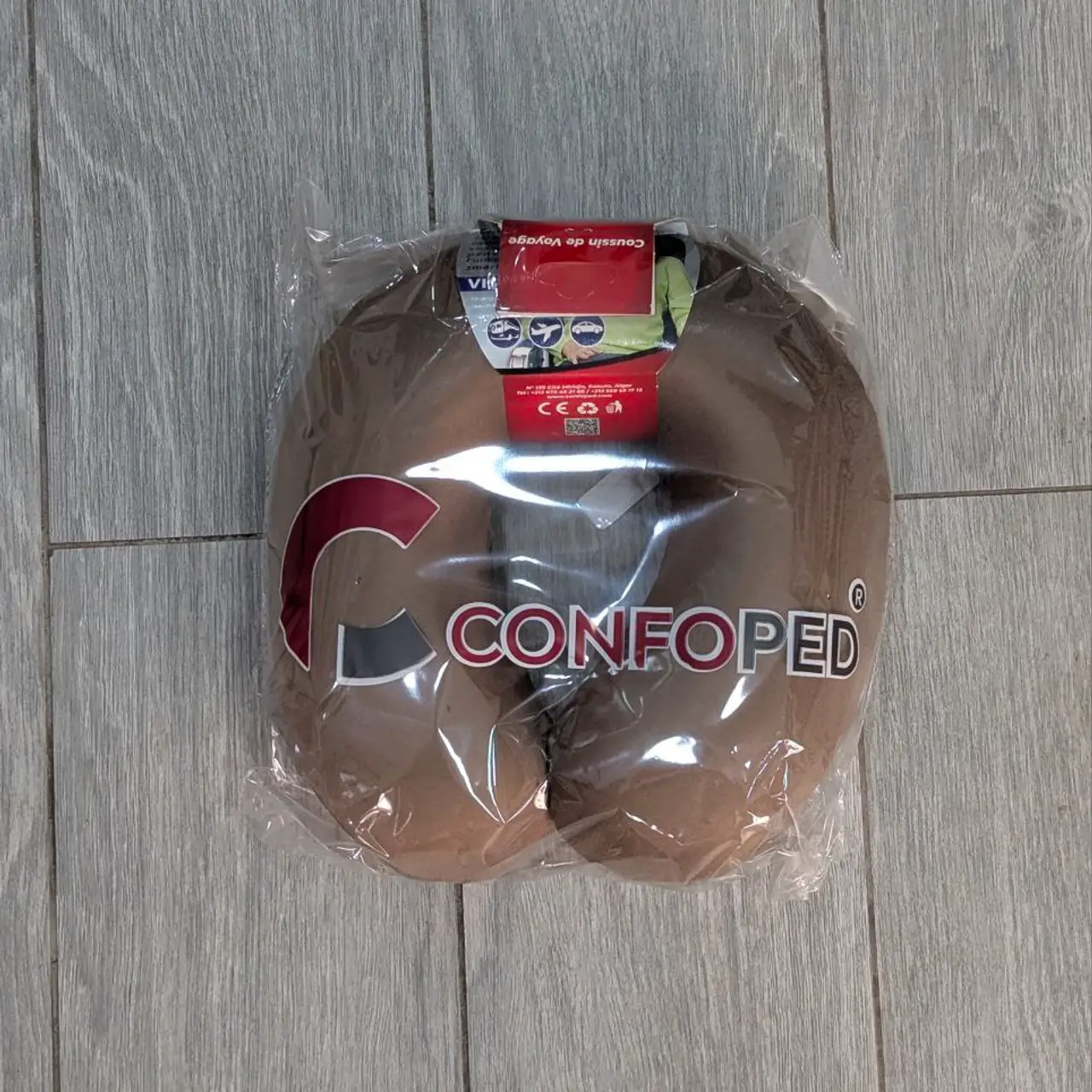 Confoped – Coussin de Voyage en Mousse à Mémoire de Forme