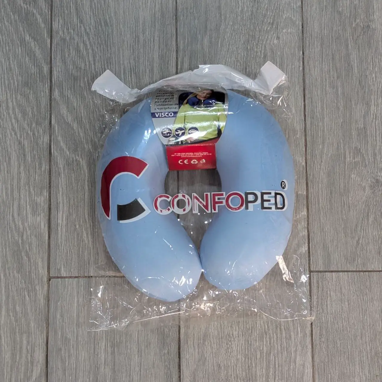 Confoped – Coussin de Voyage en Mousse à Mémoire de Forme