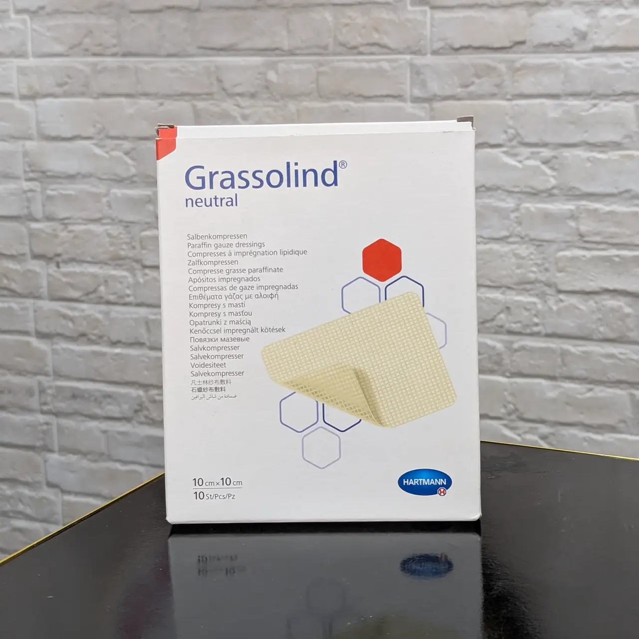 Hartmann Grassolind Neutral – Pansement Gras 10 × 10 cm (1 pcs )