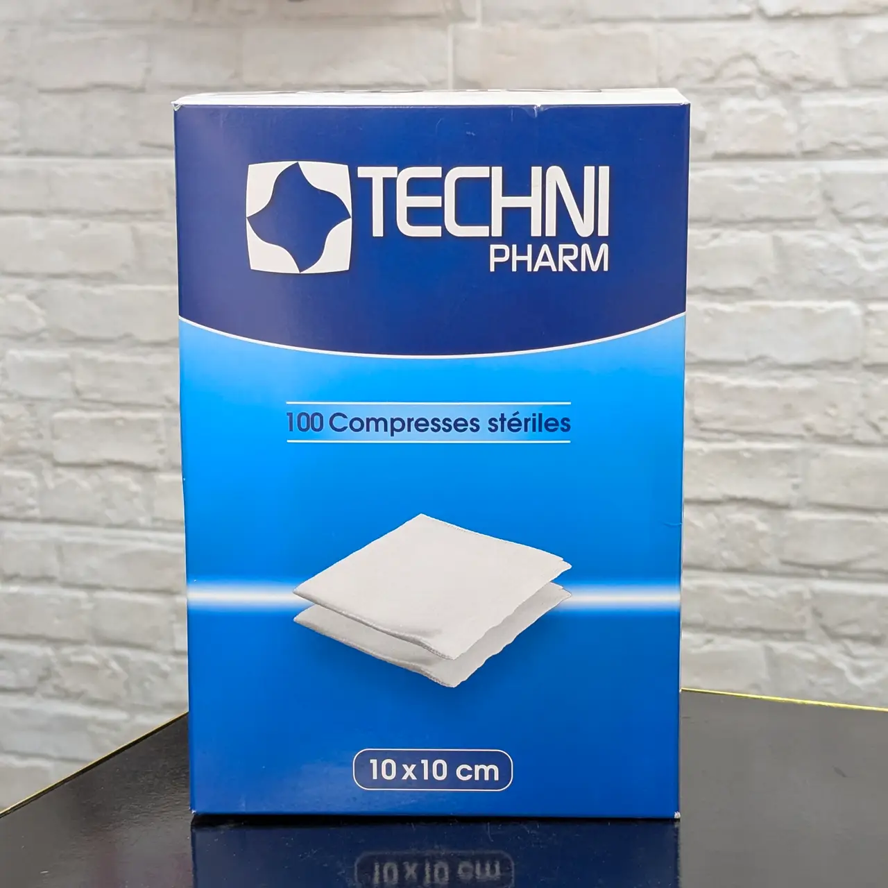 Techni-Pharm – Compresse Stérile 10 × 10 cm – 1 pièce