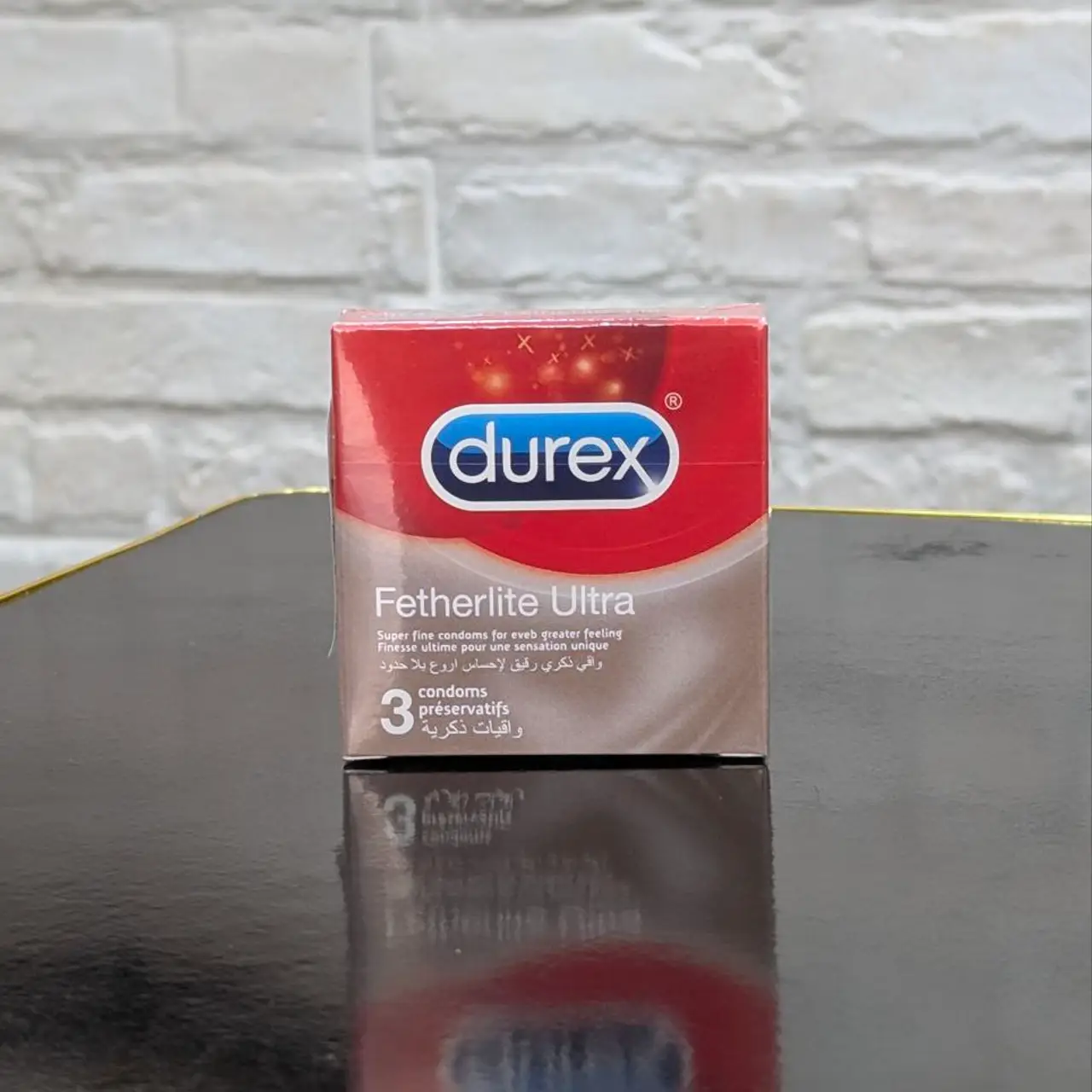 Durex Fetherlite Ultra – 3 Préservatifs Extra-Fins