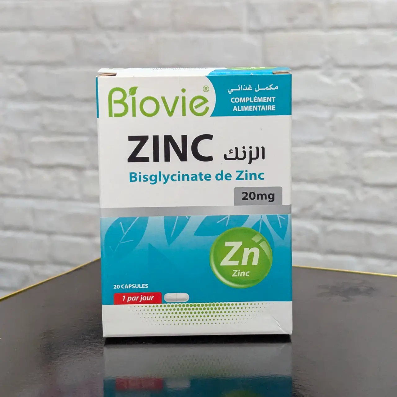 Biovie – Zinc Bisglycinate 20 mg (20 gélules)