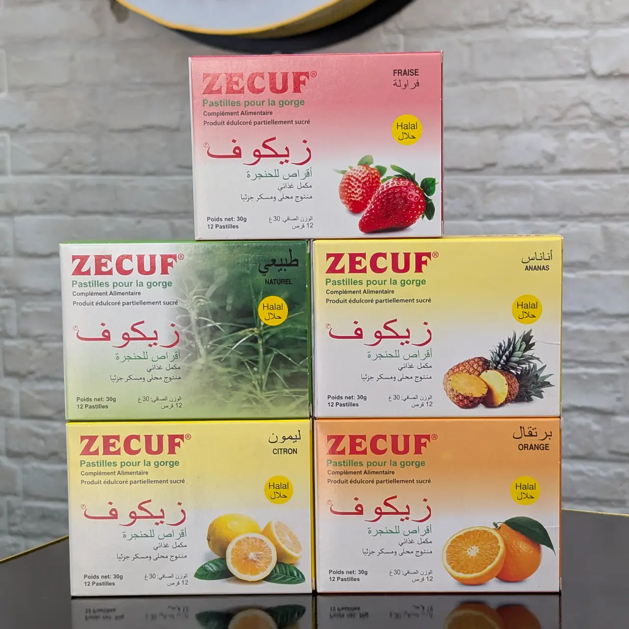 Zecuf Pastilles pour la gorge – Goûts variés 12 pastilles (1 pcs)