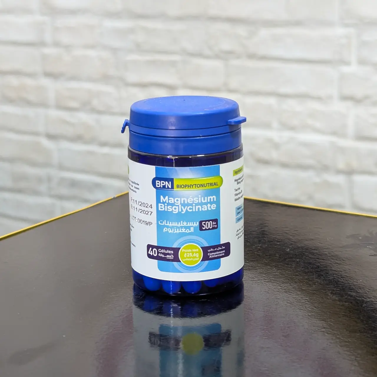 Magnesium Bisglycinate 500 mg – BPN – 40 Gélules